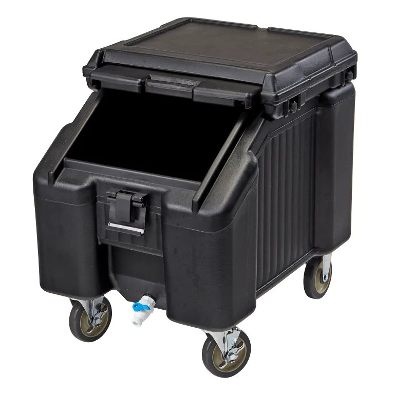 Insulated ice caddy rental with wheels