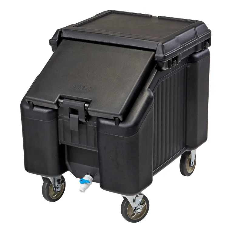 Insulated ice caddy rental with wheels